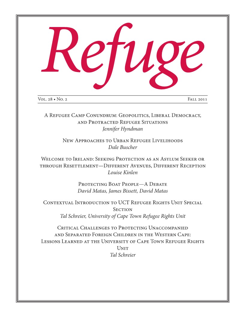 cover image Refuge 28.2 2013