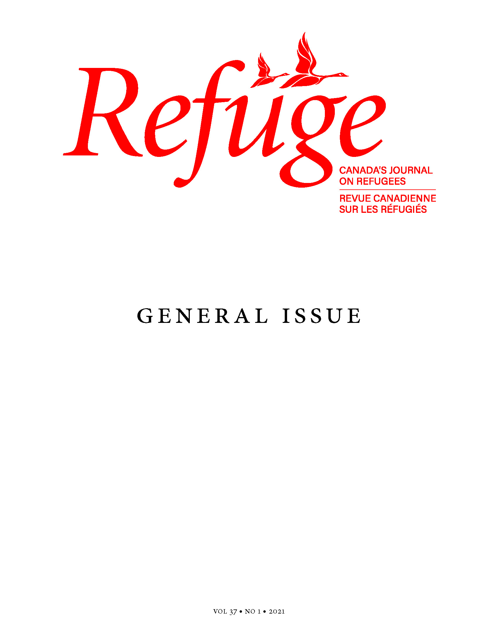 cover page Refuge 37.1